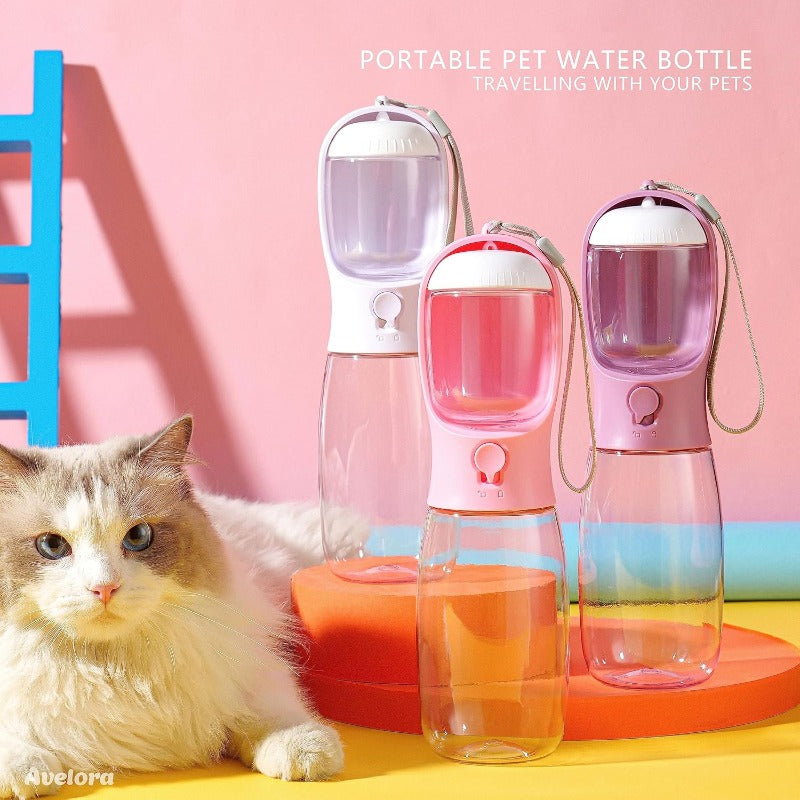 Dual-Chamber Pet Travel Flask — product photo 1