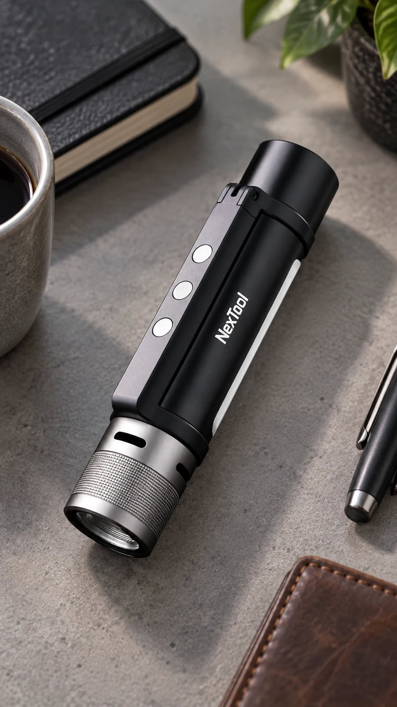 Iron Titanium Nextool — details up close, illustrative photo