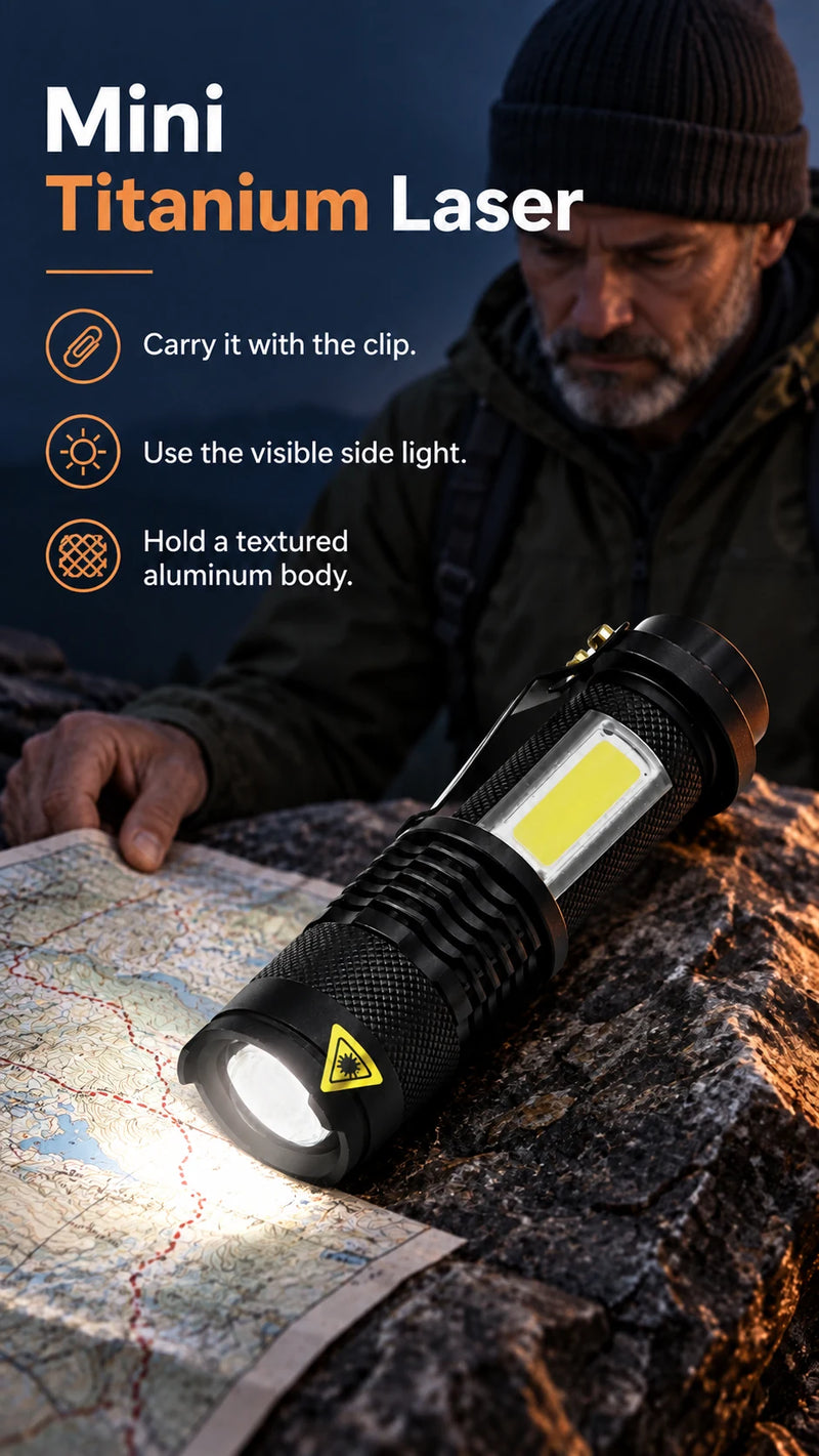 Mini Titanium Laser — useful features, illustrative photo