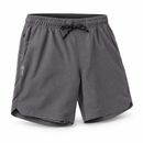 Charcoal Serrano 7-inch shorts shown on a white background