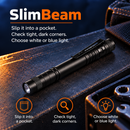 SlimBeam penlight feature banner with front beam switched on