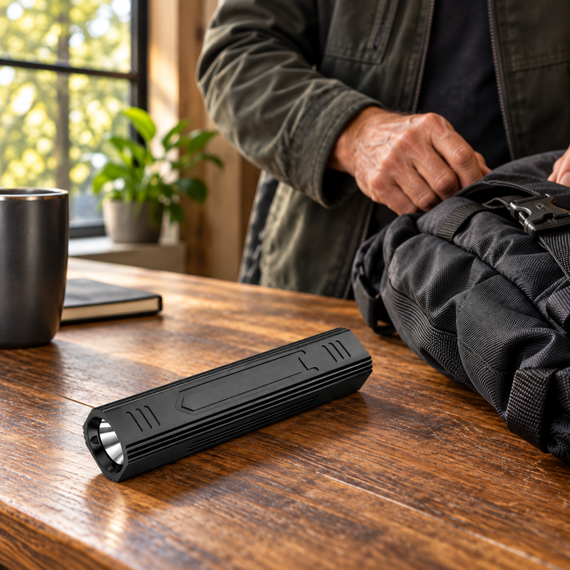 TrailCore — Bring light to everyday checks. Illustrative scene.