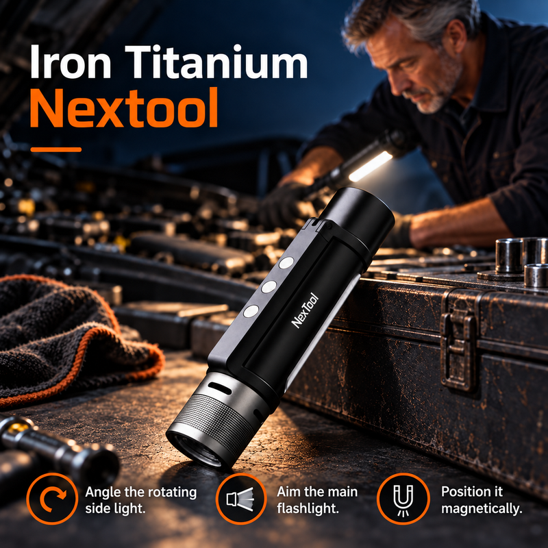 NexTool 6-in-1 flashlight feature banner