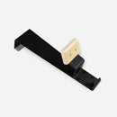 Over-Door Motorcycle Helmet Rack — Black — product photo 2