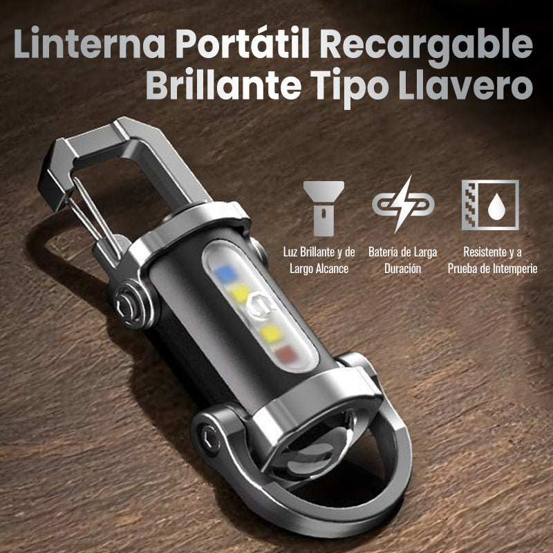 Rechargeable LED & COB Keychain Flashlight — product photo 1