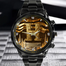 Personalized Metal-Look Dial Watch — product photo 1