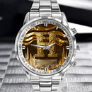 Personalized Metal-Look Dial Watch — product photo 2