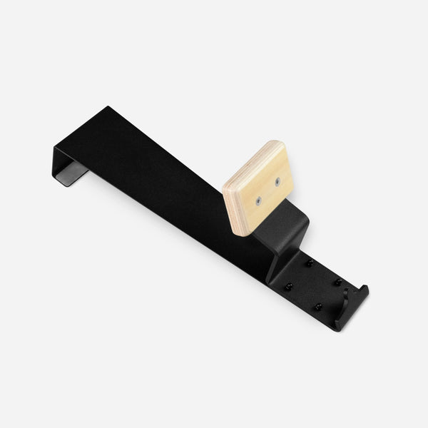 Over-Door Motorcycle Helmet Rack — Black — product photo 1