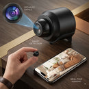 Nano Vision Camera mini WiFi security camera infographic showing 1080P HD, motion detection, night vision, remote access and magnetic mount