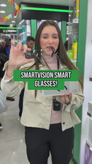 SmartVision AI smart glasses product demonstration video showing the frame, adaptive lenses and key features