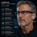 SmartVision AI Adaptive Glasses with polarized sapphire multifocal lenses — hero product shot