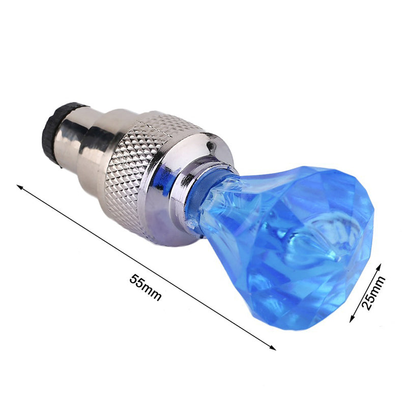 Motorcycle LED Tire Valve Lights — 8 Pieces — product photo 1